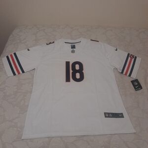Chicago Bears Caleb Williams Nike White NFL Jersey #18